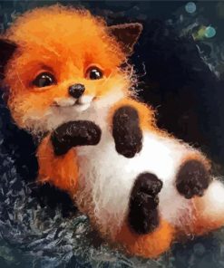 Baby Fox Diamond Painting