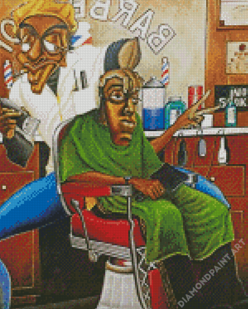 Barbershop Art Diamond Painting