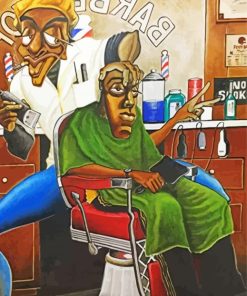 Barbershop Art Diamond Painting