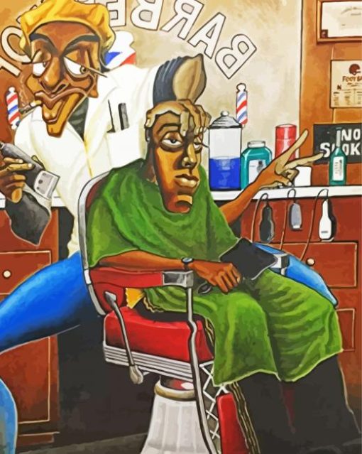 Barbershop Art Diamond Painting