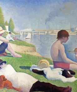 Bathers At Asnières Georges Seurat Diamond Painting