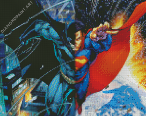 Batman And Superman Diamond Painting