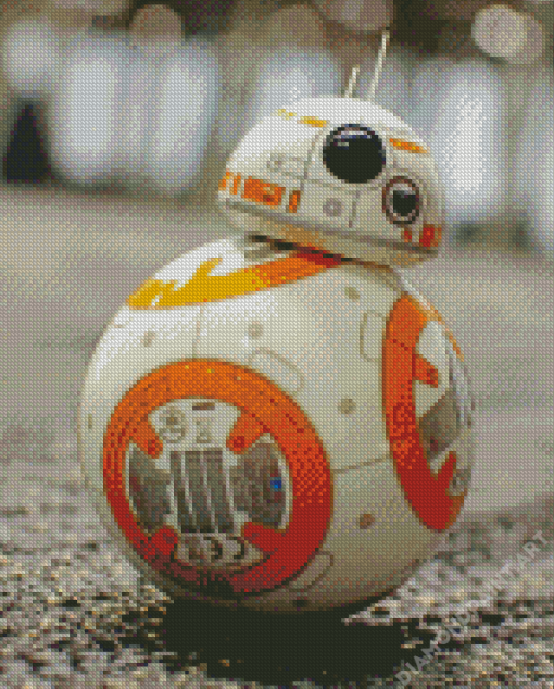 Bb8 Robot Diamond Painting