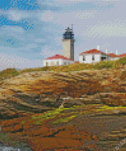 Beavertail Lighthouse Museum Rhode Island Diamond Painting