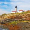 Beavertail Lighthouse Museum Rhode Island Diamond Painting