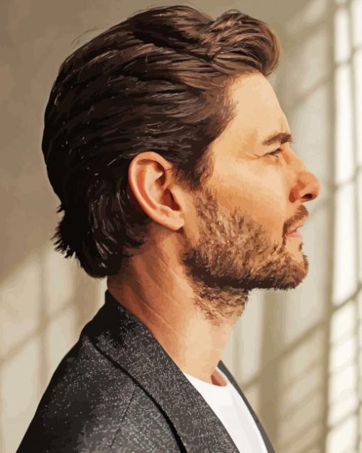 Ben Barnes Side Profile Diamond Painting