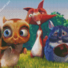 Big Buck Bunny Characters Diamond Painting