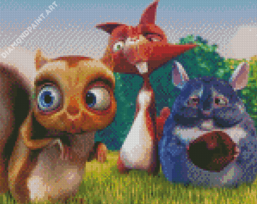 Big Buck Bunny Characters Diamond Painting