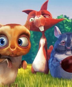 Big Buck Bunny Characters Diamond Painting