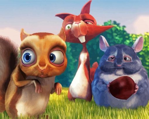 Big Buck Bunny Characters Diamond Painting