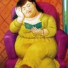 Big Woman Reading Diamond Painting