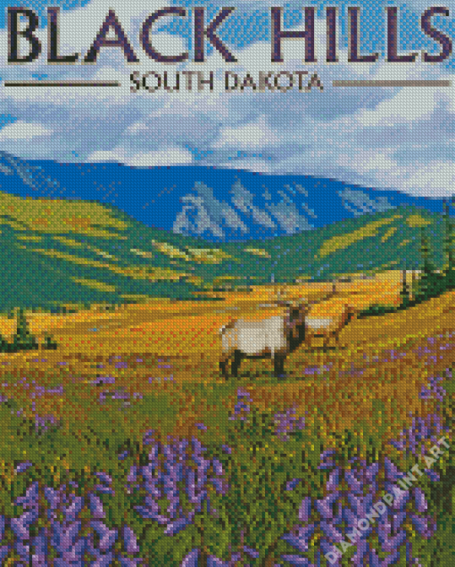 Black Hills Poster Diamond Painting