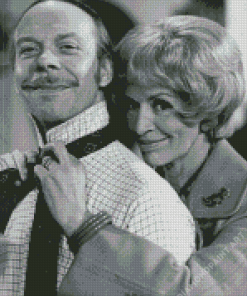 Black And White George And Mildred Sitcom Diamond Painting