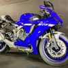 Blue R1 Bike Diamond Painting