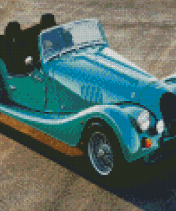 Blue Vintage Morgan Diamond Painting