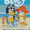 Bluey The Beach 5D Diamond Painting