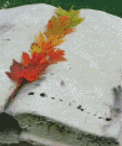 Bookmark Fall Leaves Diamond Painting