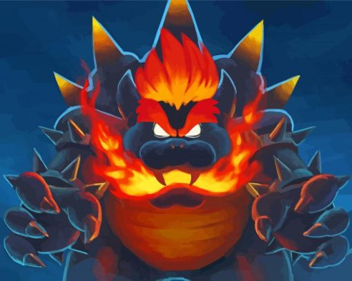 Bowser Character Art Diamond Painting