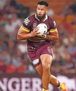 Brisbane Broncos Rugby League Player Diamond Painting