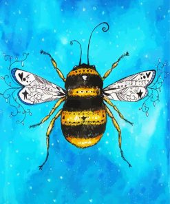 Bumble Bee Art Diamond Painting