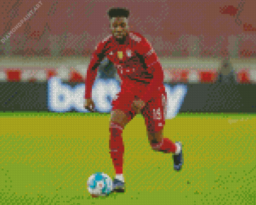 Canadian Alphonso Davies Diamond Painting