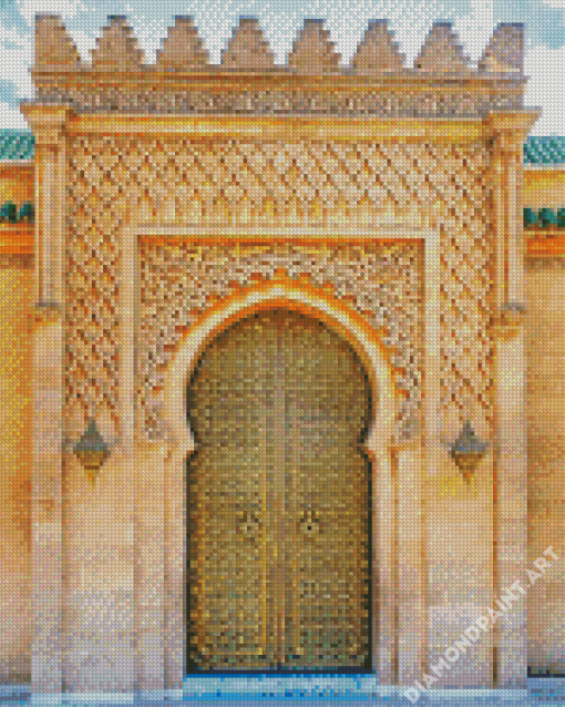 Castle Doors In Rabat Diamond Painting