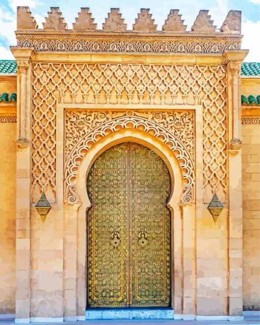 Castle Doors In Rabat Diamond Painting