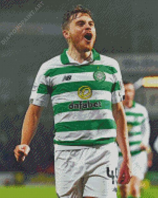 Celtic Football Club James Forrest Diamond Painting