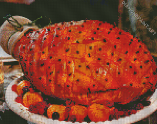 Christmas Ham Diamond Painting