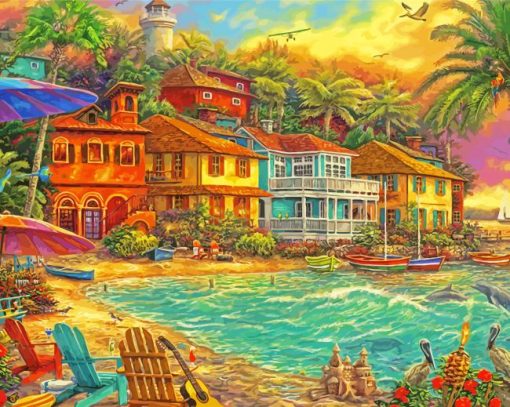 Chuck Pinson Beach Diamond Painting