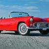 Classic Red 56 Ford Thunderbird Diamond Painting