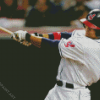 Cleveland Indians Baseball Player Diamond Painting