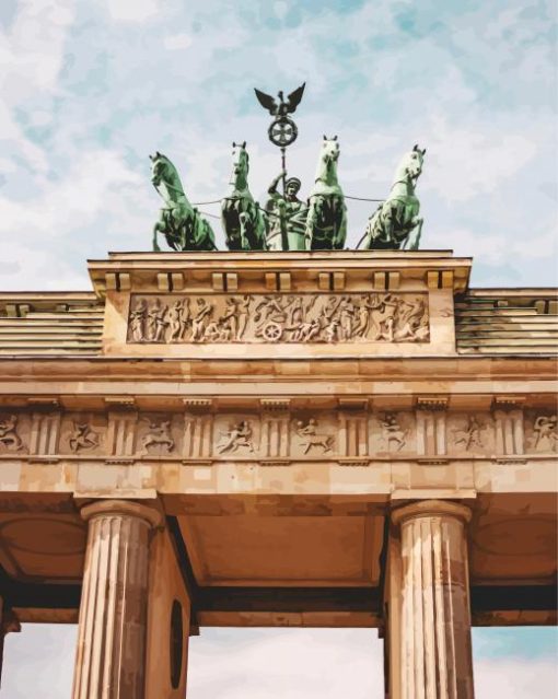 Close Up Brandenburg Gate Diamond Painting