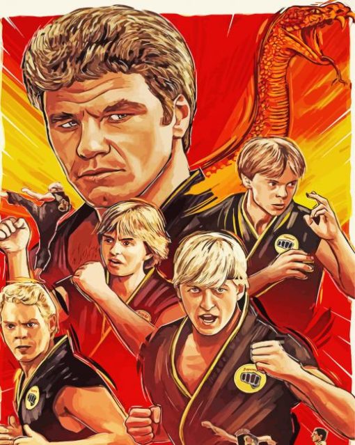 Cobra Kai Characters Diamond Painting