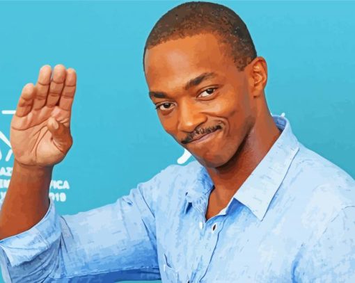 Cool Anthony Mackie 5D Diamond Painting