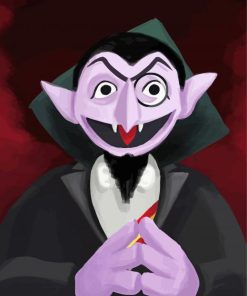 Count Von Count Art Diamond Painting