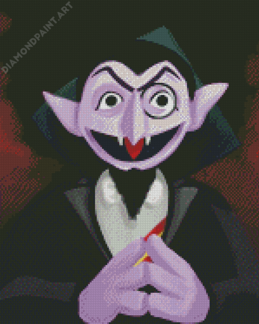 Count Von Count Art Diamond Painting