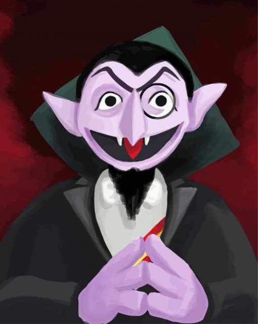 Count Von Count Art Diamond Painting