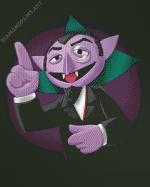 Count Von Count Vampire Diamond Painting