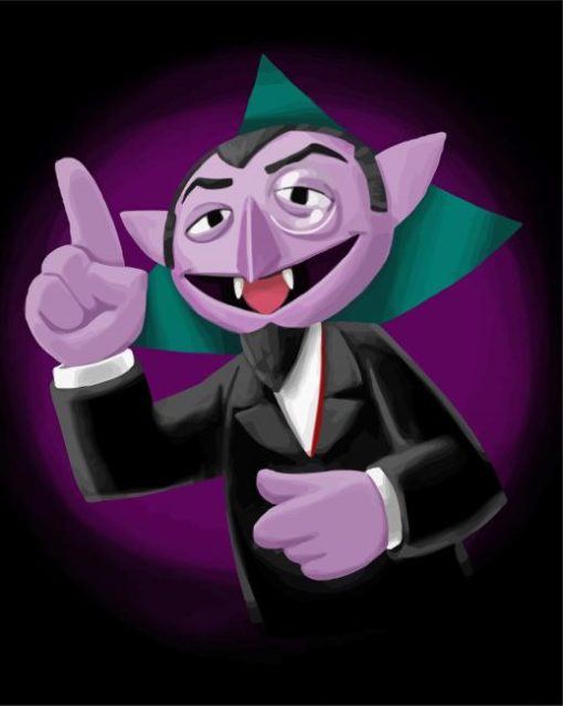 Count Von Count Vampire Diamond Painting