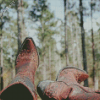 Cowboy Boots In Forest Diamond Painting