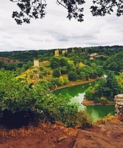 Crozant France Diamond Painting