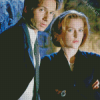 Dana Scully And Fox Mulder Characters Diamond Painting