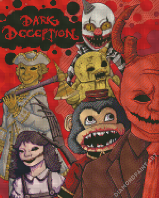 Dark Deception Horror Game Diamond Painting