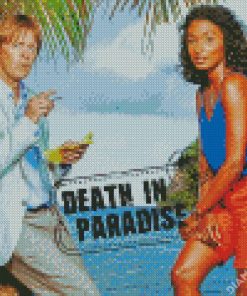 Death In Paradise Poster Diamond Painting