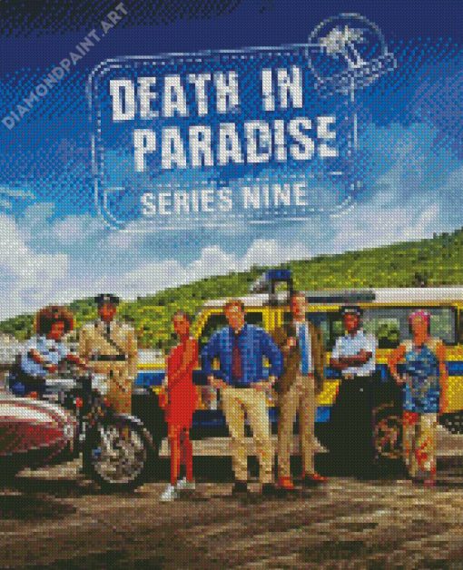 Death In Paradise Serie Poster Diamond Painting