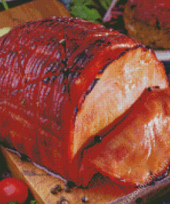 Delicious Ham Food Diamond Painting