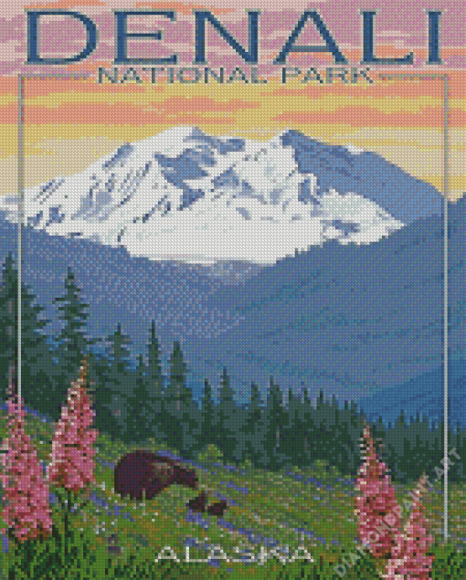 Denali Illustration Diamond Painting