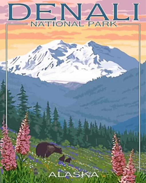 Denali Illustration Diamond Painting