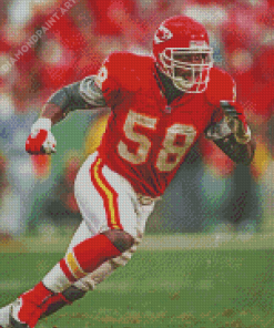 Derrick Thomas American Football Player Diamond Painting